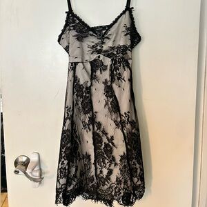 Elegant Black Lace Dress